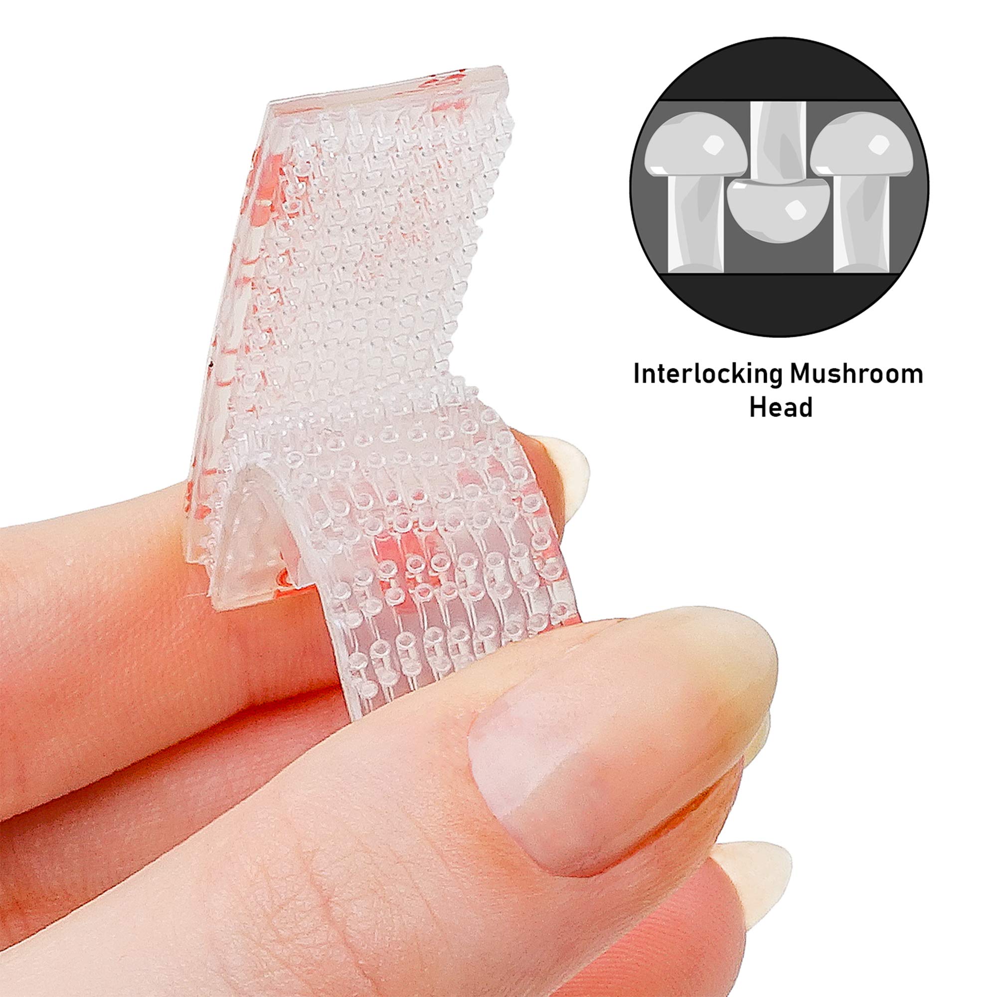 CANOPUS EZ Pass Mounting Kit – Dual Lock Reclosable Fastener Strips with Adhesive Backing (2 Sets, 4 Pieces) + 1 Cleaning Prep Pad – Tag Holder Tape for Toll Transponders - Image 3